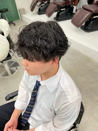 パーマ メンズ 🌱大人っぽさ🌱 ニュアンス/リョウガのヘアスタイル