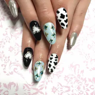 ネイル 渋谷/チップ長さ出し 👑アプレgel-xのネイルデザイン