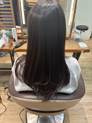 ロング ゆうこ🍀髪質改善/ ストレート/艶カラーのヘアスタイル