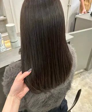 カラー 透明感カラー yuiのヘアスタイル