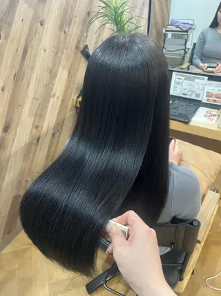 ロング 宮川 結妃のヘアスタイル