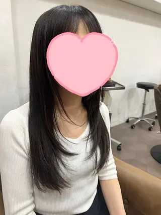 ロング 縮毛矯正🌟カラー╱ ╱いいじまのヘアスタイル