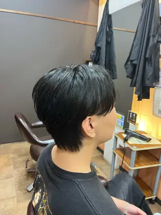 ミディアム メンズ 北 彩音のヘアスタイル
