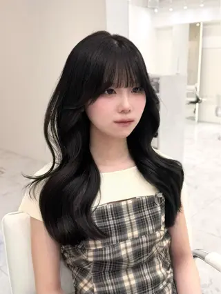 ロング カラー aki♡ 大人上品ヘアのヘアスタイル