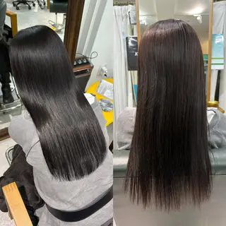 ロング カラー なんば、心斎橋🍓 ハイトーンnicoのヘアスタイル