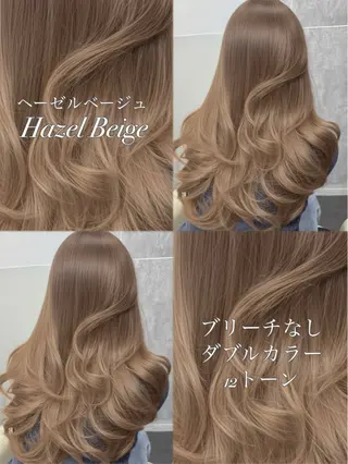 ロング 顔まわりの神様✨ 透明感カラー藤嶋秀幸のヘアスタイル