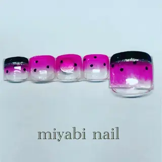 ネイル miyabi nail 桂川駅近くのネイルデザイン