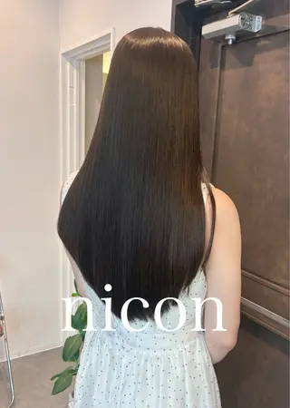 ロング 髪質改善 髪質改善カラーのヘアスタイル