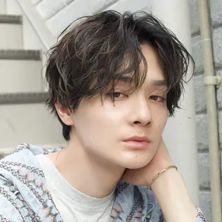 パーマ メンズ ラフメンズパーマ ✨メンズカット吉田のヘアスタイル