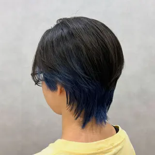 ショート カラー 透明感カラー/パーマ 🌀アオノのヘアスタイル