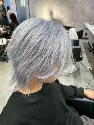 ミディアム カラー メンズ 平畑 直将 《メンズ・パーマ》のヘアスタイル