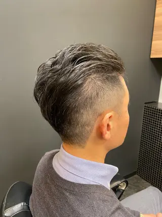 ショート メンズ メンズパーマモデル 大募集中のヘアスタイル