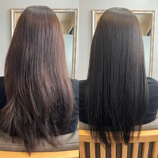ロング 粥川 幸彦のヘアスタイル