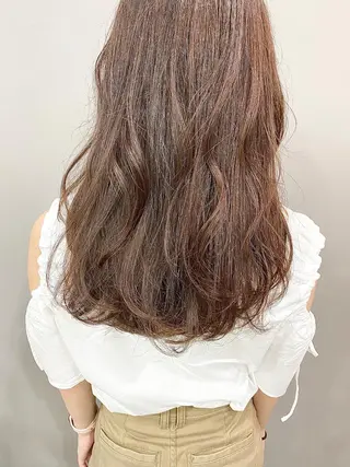 ロング カラー パーマ ヘアアレンジ メンズ キッズ ネイル マツエク・マツパ インナーカラー/ KANAのヘアスタイル
