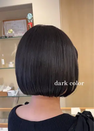ショート カラー パーマ/髪質改善 【榎本千夏】のヘアスタイル