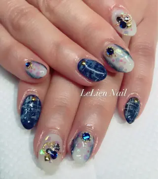 ネイル モチの良さ◉ フィルインネイル♡のネイルデザイン