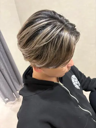カラー メンズ 💜N°大分💜 三浦のヘアスタイル