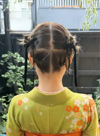 ヘアアレンジ 🪿maiko🌿 プライベートサロンのヘアスタイル