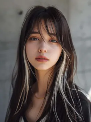 ロング Hiroshi ヒロシのヘアスタイル