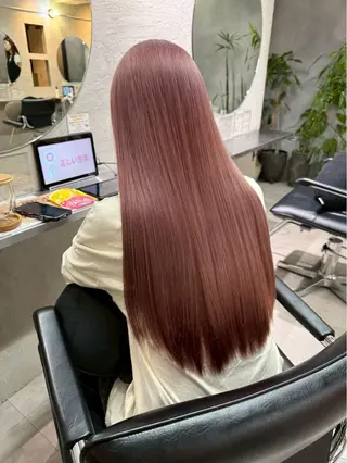 ロング ゆだい　ワンカラー✨ ダブルカラー❄️のヘアスタイル