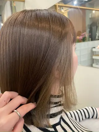 ミディアム 🌻花屋併設🌻濱 幸帆のヘアスタイル