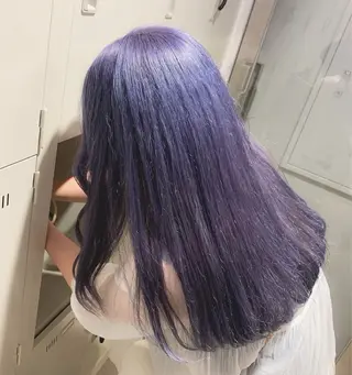 ミディアム カラー ヘアアレンジ 🩵 JURI🩵のヘアスタイル