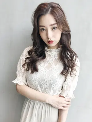 セミロング ITbyALBUM 八王子店のヘアスタイル