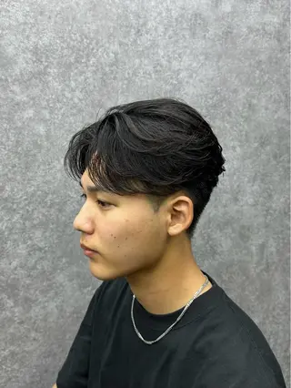 パーマ メンズ センターパート特化 🌹RIO🌹のヘアスタイル