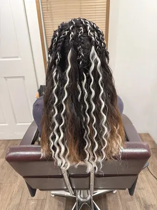 ロング ヘアアレンジ ハイライト⭐️上野 高広のヘアスタイル