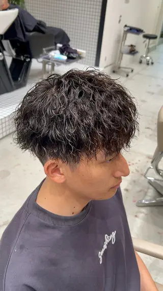 パーマ メンズ 🐲ツイスパ🐲 フェード/龍のヘアスタイル