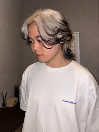 カラー メンズ 田所 煌斗のヘアスタイル