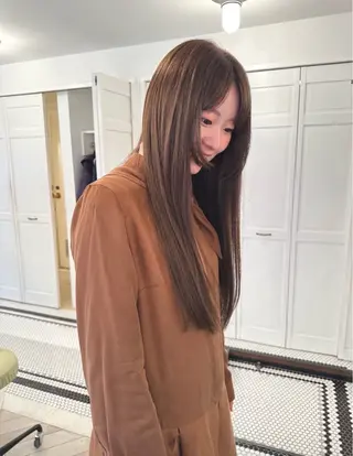 ロング パーマ 升方 楓のヘアスタイル