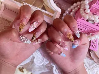 ネイル 🦋チップ長さだし 専門店🦋のネイルデザイン