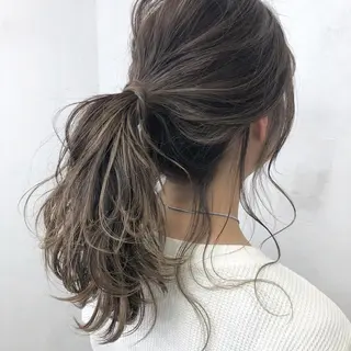 ロング カラー ヘアアレンジ 🌼透明感カラー ✳︎eri🌼のヘアスタイル