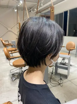 ショート 似合わせレイヤー 阿波座/ふじむらのヘアスタイル