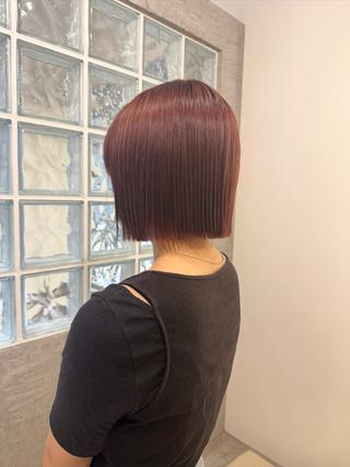 ショート ボブウルフ／ボブ Satsuki【名駅のヘアスタイル