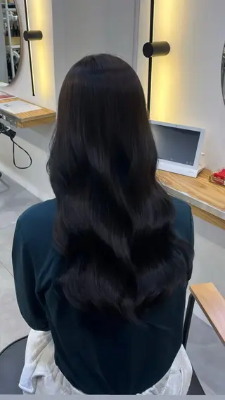 ロング 冨田 悠稀/ 髪質改善縮毛&カラーのヘアスタイル