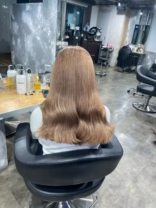 ロング カラー ベージュカラー💖 やすひろのヘアスタイル