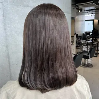 ミディアム aren ／透明感colorのヘアスタイル