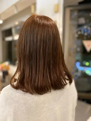 ミディアム カラー 黒川 奨のヘアスタイル