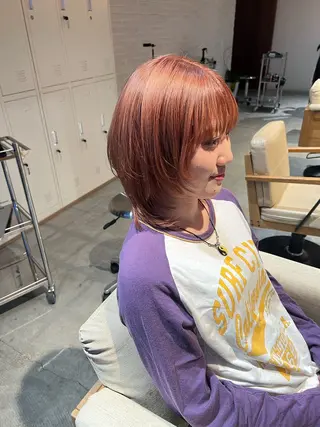 ショート 実子 /透明感カラーのヘアスタイル