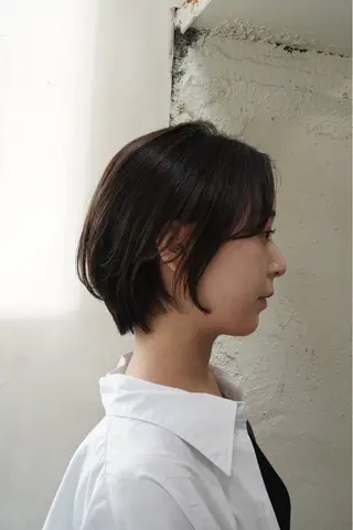 ショート カラー 大人ショート✨/ 透明感カラー/みらいのヘアスタイル