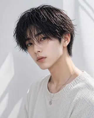 メンズ 韓国メンズ特化 パーマSatskiのヘアスタイル