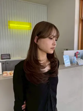 ロング 澤石 陸舞のヘアスタイル