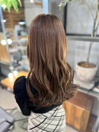 ロング カラー 高橋 航大のヘアスタイル
