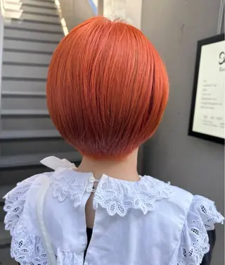 ショート ✨透明感カラー✨ ✨小顔カット✨山木のヘアスタイル