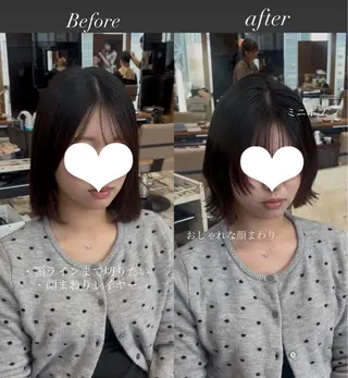 ショート 鈴木 彩莉のヘアスタイル