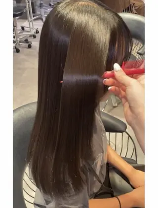 セミロング 比嘉 悠人のヘアスタイル