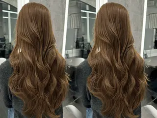 ロング カラー 天野 ひとみのヘアスタイル