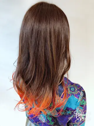 セミロング カラー 【メンズカット】 澤下瑛一のヘアスタイル